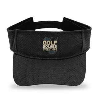 Golf Solves Everything Golf sun visor