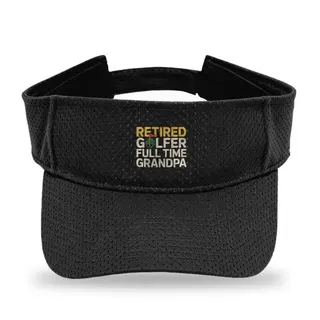 Retired Golfer Full Time Grandpa Golf sun visor