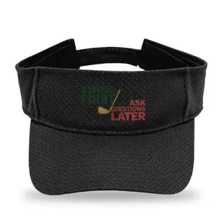 Swing First Ask Questions Later Golf sun visor