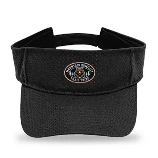 Mountain Humility Bear Badge Hiking sun visor