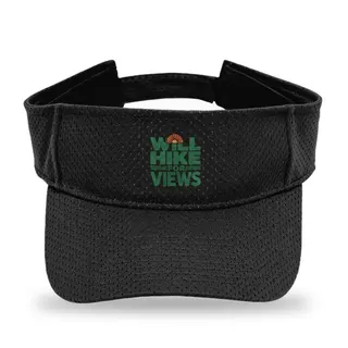 Will Hike For Views Hiking sun visor