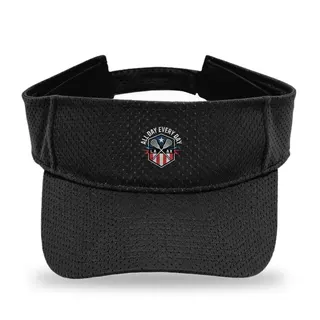 Crossed Sticks Crest Lacrosse sun visor