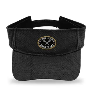 Eat Sleep Lax Repeat Lacrosse sun visor