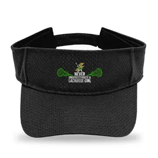 Never Underestimate A Lacrosse Girl Lacrosse sun visor