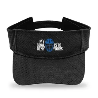 Score Less Celebrate More Lacrosse sun visor