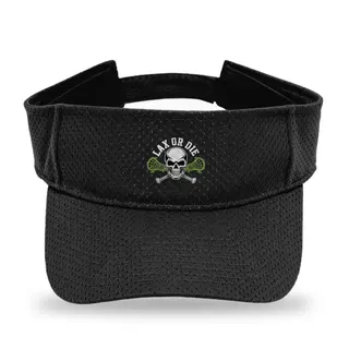 Lax Or Die Skull Lacrosse sun visor