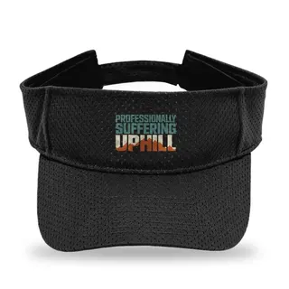 Professionally Suffering Uphill Mountain Biking sun visor
