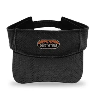 Shred The Trails Mountain Biking sun visor