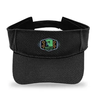 Gravity Is My Co Pilot Mountain Biking sun visor