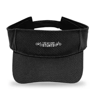 I Do My Own Stunts Mountain Biking sun visor