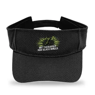 Player Silhouette Action Burst Padel Tennis sun visor