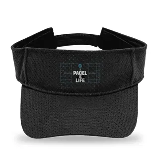 Blueprint with Racket Padel Tennis sun visor