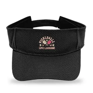 Banner with Paddles Pickleball sun visor