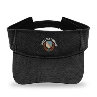 I Came I Saw I Dinkled Pickleball sun visor