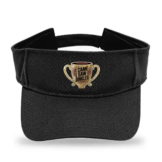 I Came I Saw I Dinkled Pickleball sun visor