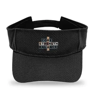 Core Strength Balance Crossword Pilates sun visor