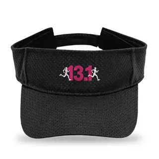 13.1 Mile Motivation Running sun visor