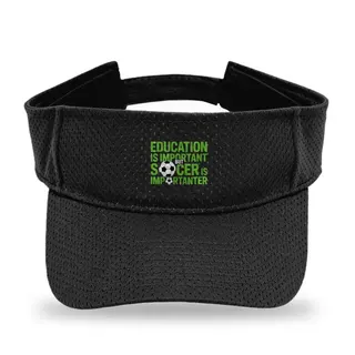 Soccer Is Importanter Soccer sun visor