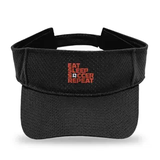 Eat Sleep Soccer Repeat Soccer sun visor