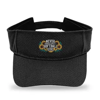 Never Underestimate Softball sun visor