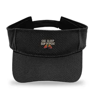 Eat Sleep SUP Repeat Stand Up Paddling sun visor