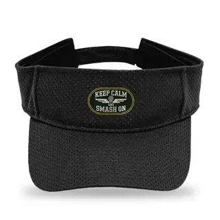 Keep Calm And Smash On Tennis sun visor