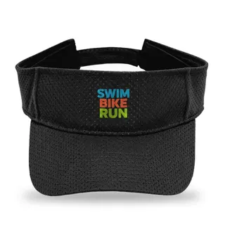 Swim Bike Run Triathlon sun visor
