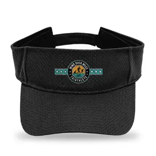Mind Over Miles Octagon Badge Triathlon sun visor