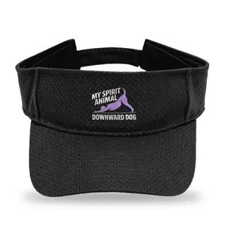 Downward Dog My Spirit Animal Yoga sun visor