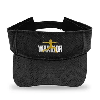 Embrace Your Strength Warrior Pose Yoga sun visor